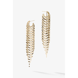 Pereche Cercei Elongated Blake Fringe Huggies LANA