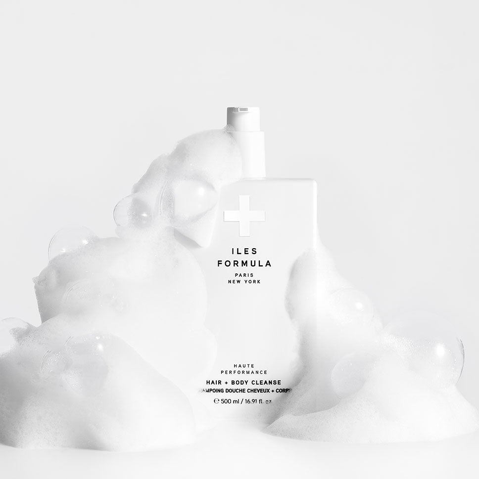 Hair & Body Cleanse + Sponge ILES FORMULA (1)