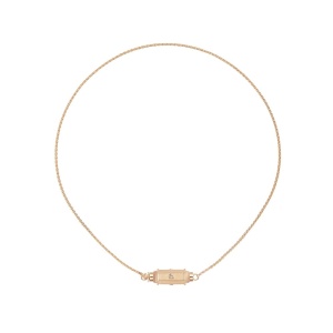 Micro Coco Rose Gold 37cm Necklace MARIE LICHTENBERG