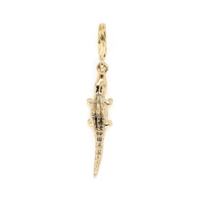 Mini Alligator Yellow Gold Charm BIBI VAN DER VELDEN